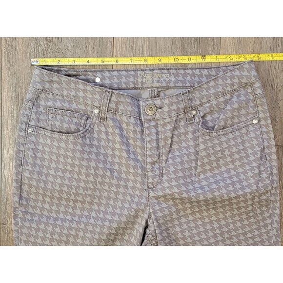 Ruff Hewn Gray Womens Size 10 Pants Geometric Pattern Skinny Leg - Picture 5 of 8